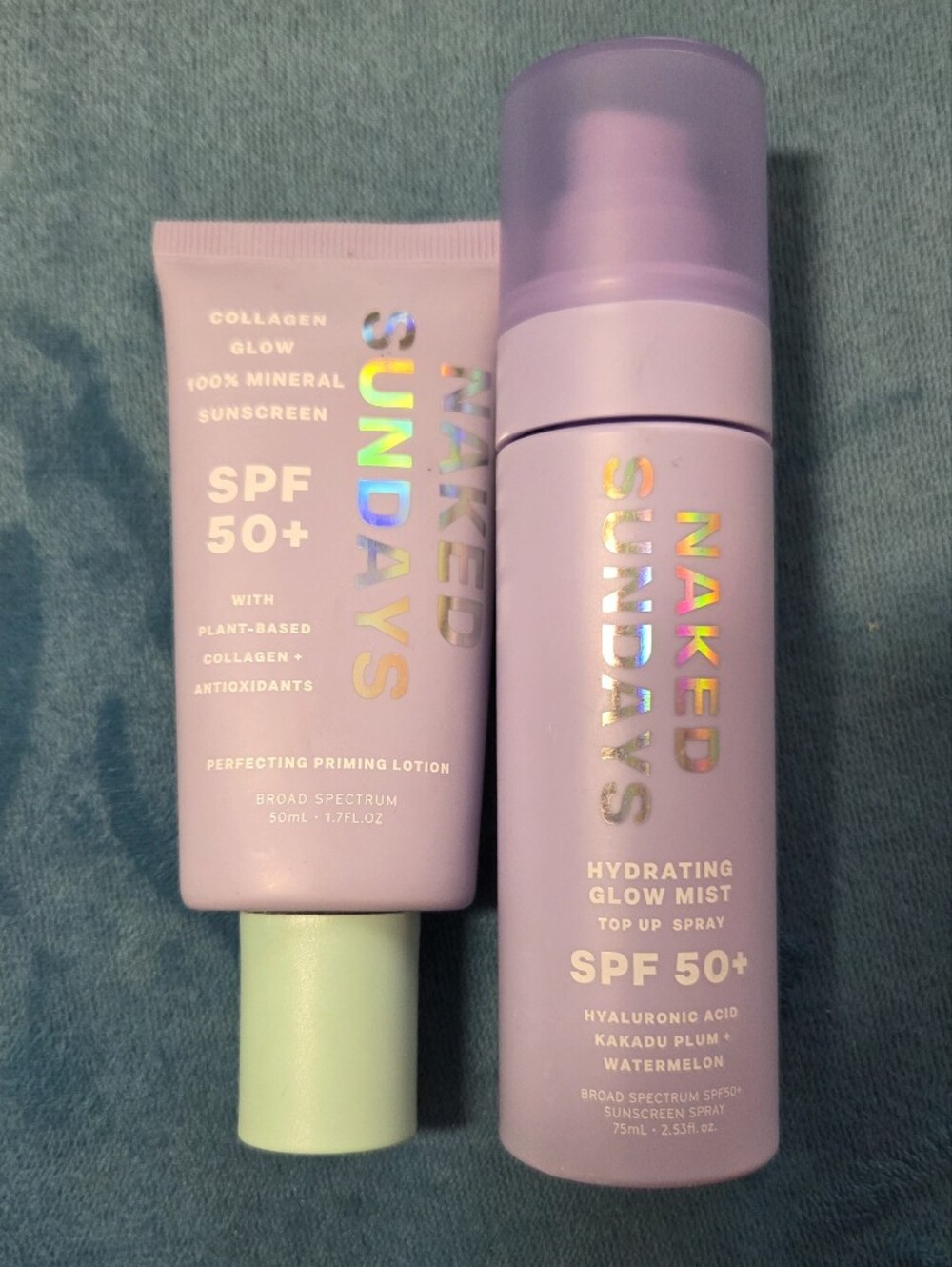 Naked Sundays SPF 50+ Sunscreen Mist & Lotion Set
